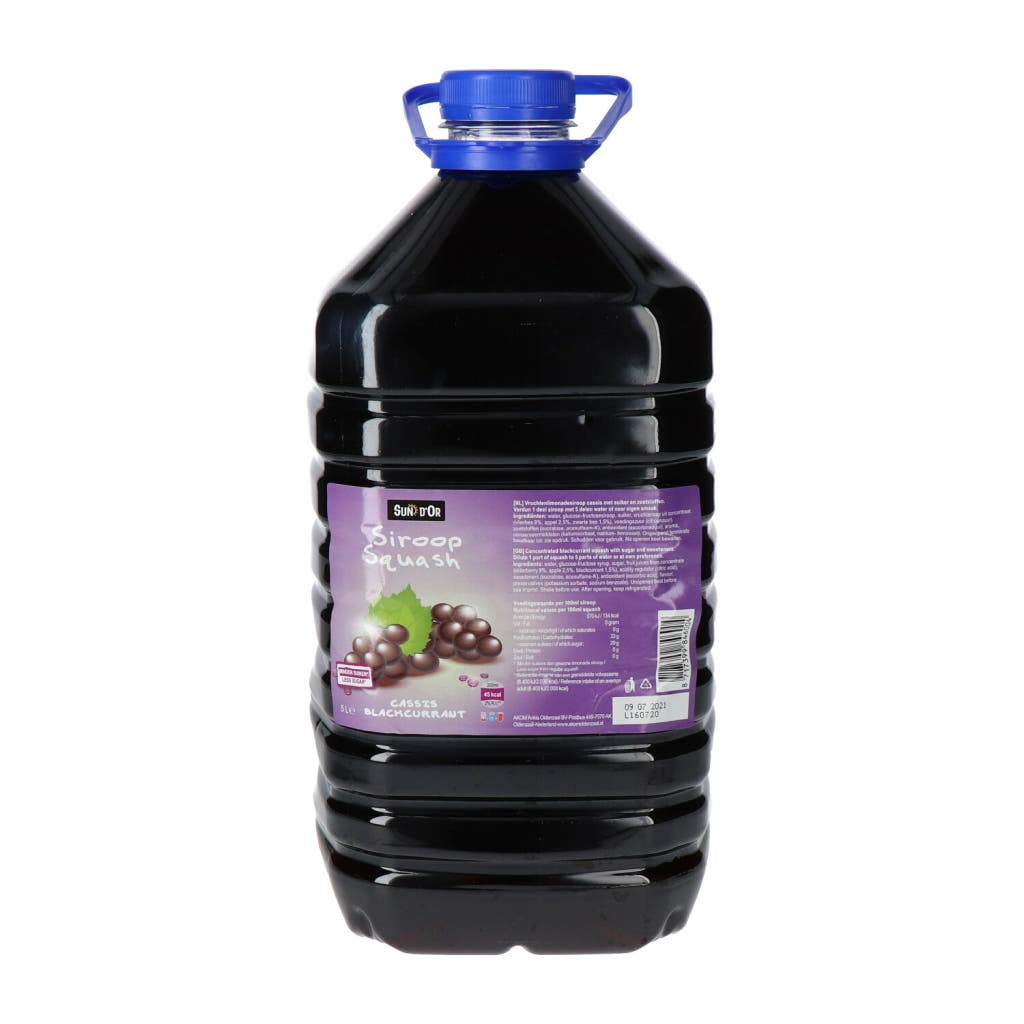 Cassis Syrup Sun d'Or