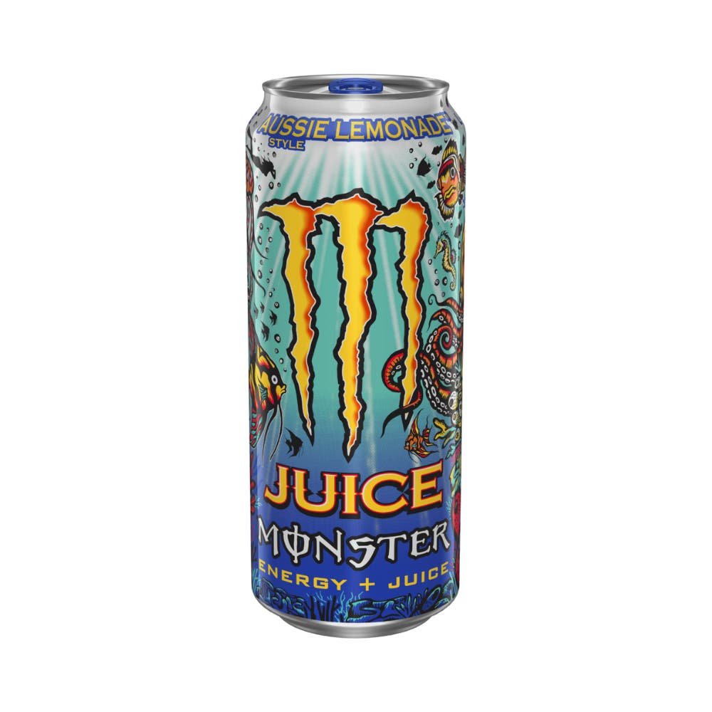 Energy Drink Monster Aussie Lemonade Deposit NL Logo