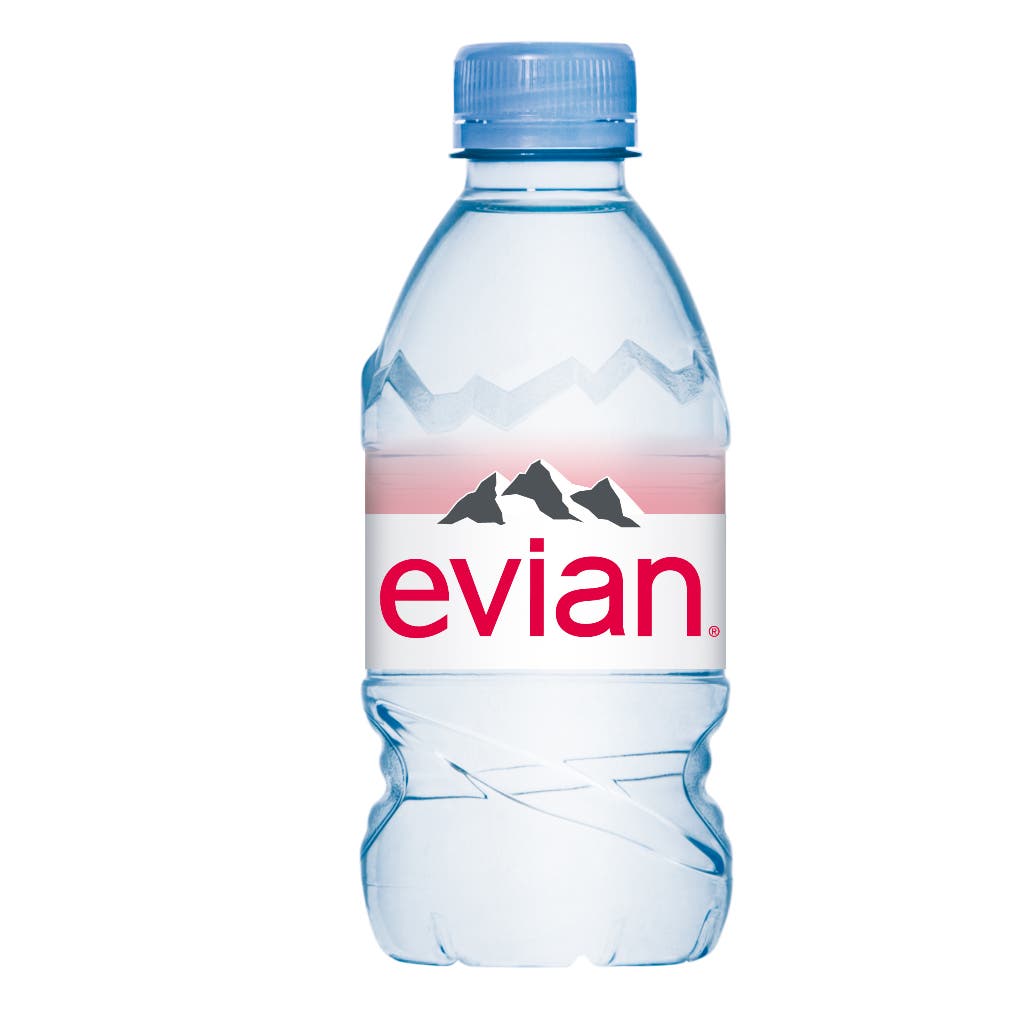 Lable-free Bottle  evian® - evian Natural Mineral Water