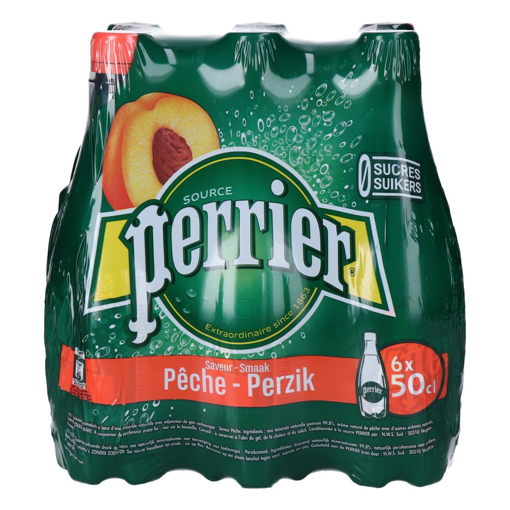 Perrier Mineral Water Sparkling Peach (PET)