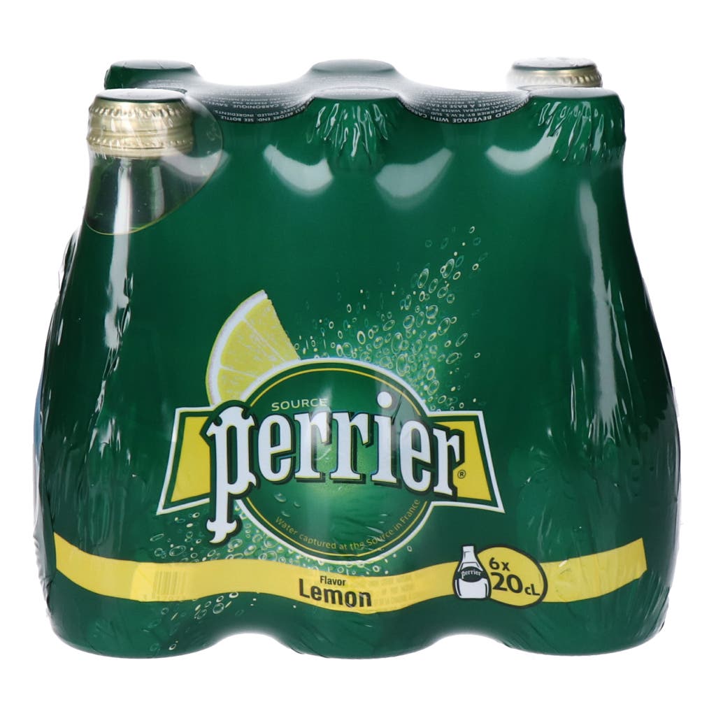 Perrier Mineral Water Sparkling Lemon (One Way Glass)