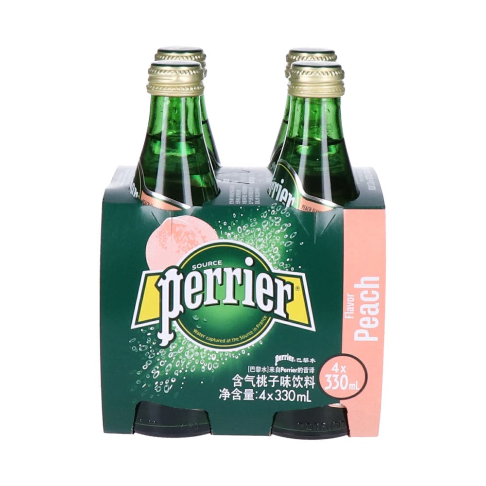 Perrier Mineral Water Sparkling Peach (One Way Glass)