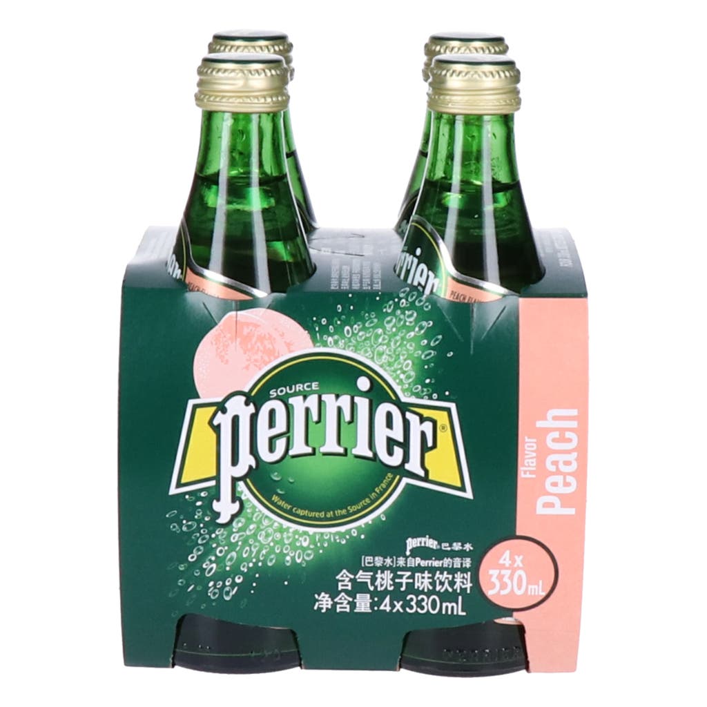 Perrier Mineral Water Sparkling Peach (One Way Glass)