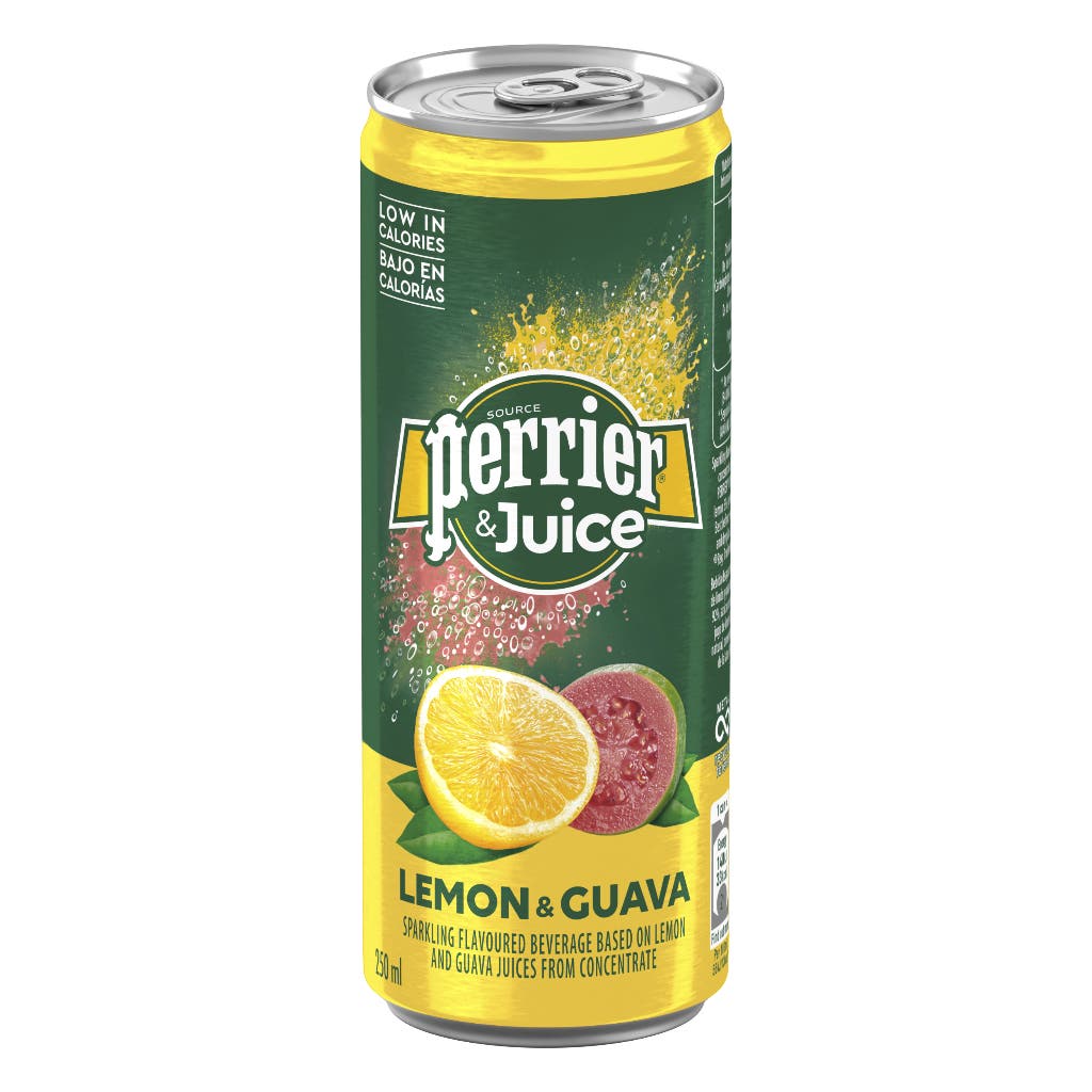 Mineral Water Perrier & Juice Lemon & Guava