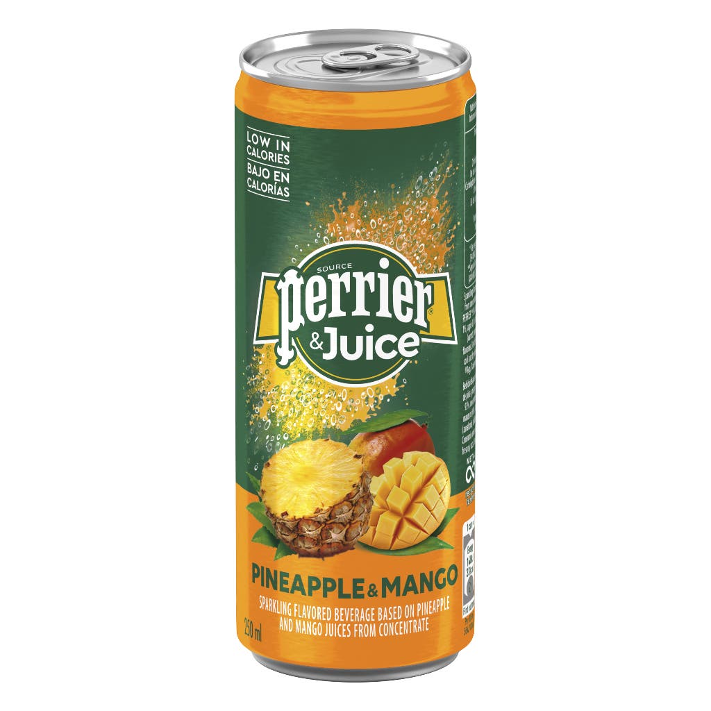 Mineral Water Perrier & Juice Pineapple & Mango