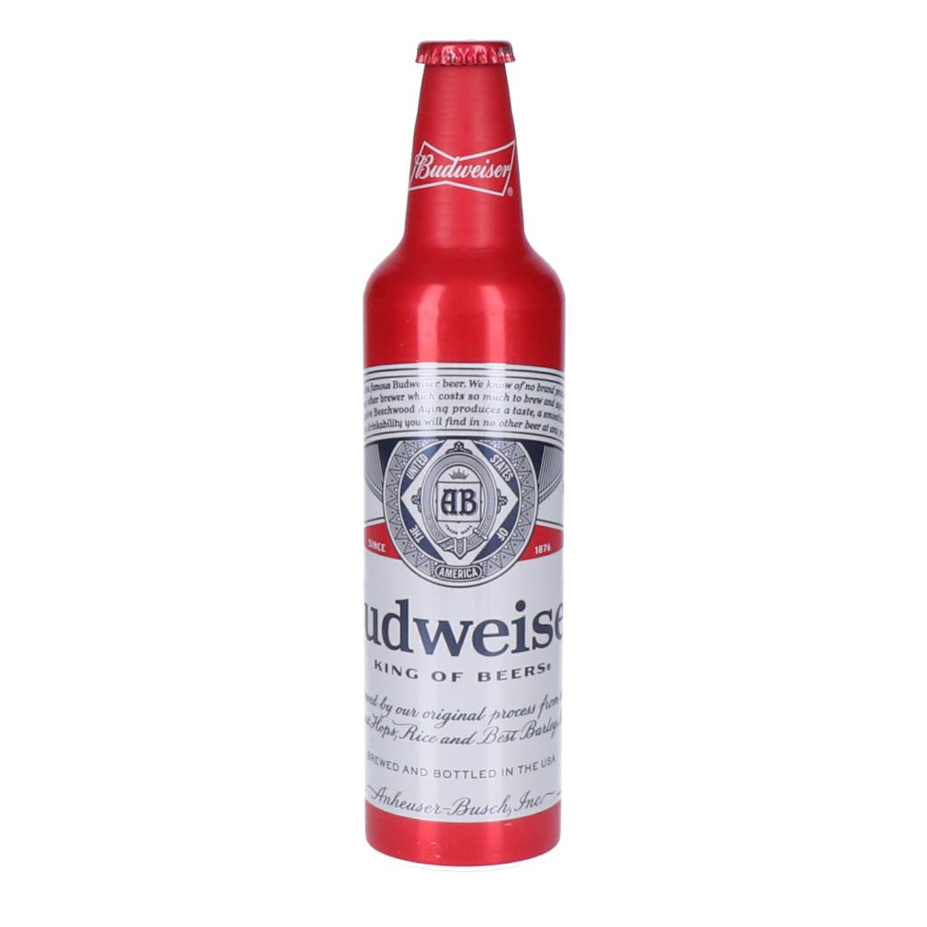 Budweiser Beer Aluminium Bottle