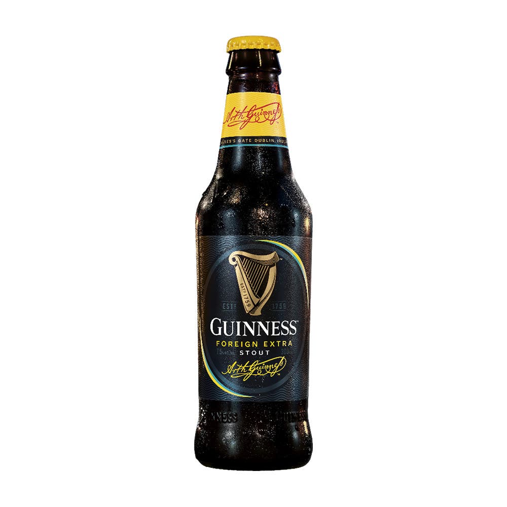 Guinness Beer Foreign Extra Stout Yellow Label