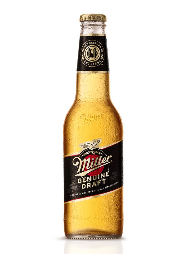 Beer Miller Genuine Draft Bottles