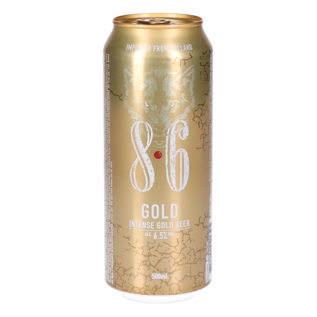 8.6 Beer Gold 50cl