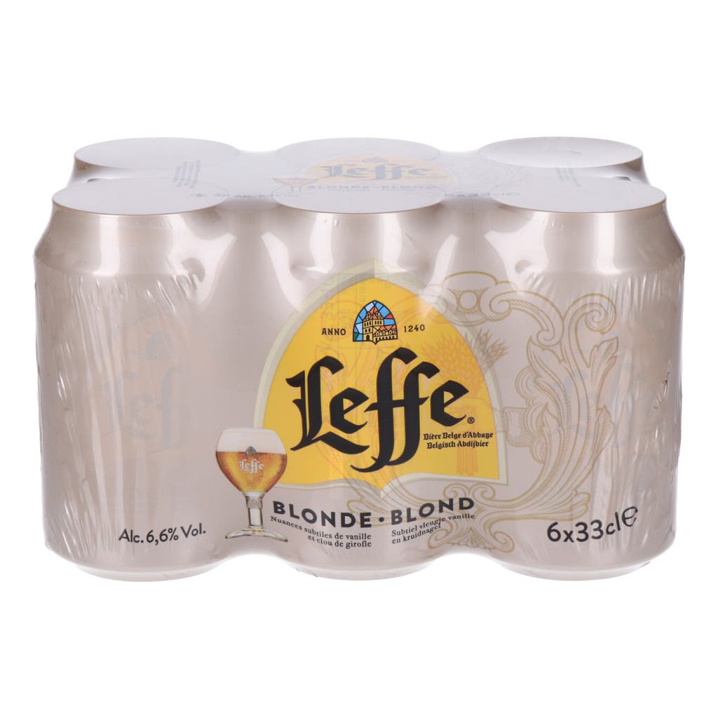 Leffe Blond Beer 4x6