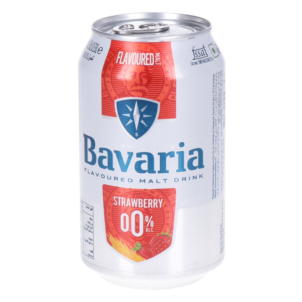 Non Alcoholic Bavaria Malt Drink Strawberry 33cl