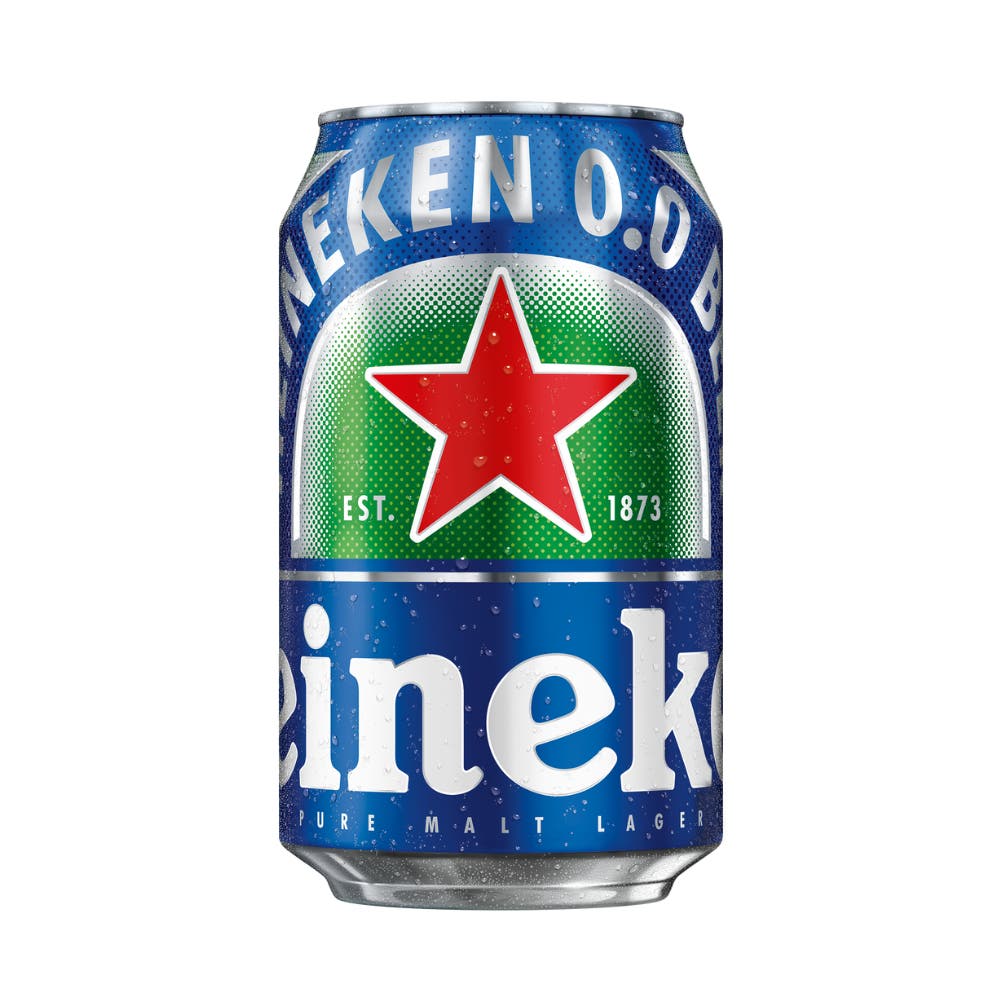 Non-Alcoholic Beer Heineken 0.0 6x4 Shrink Foil