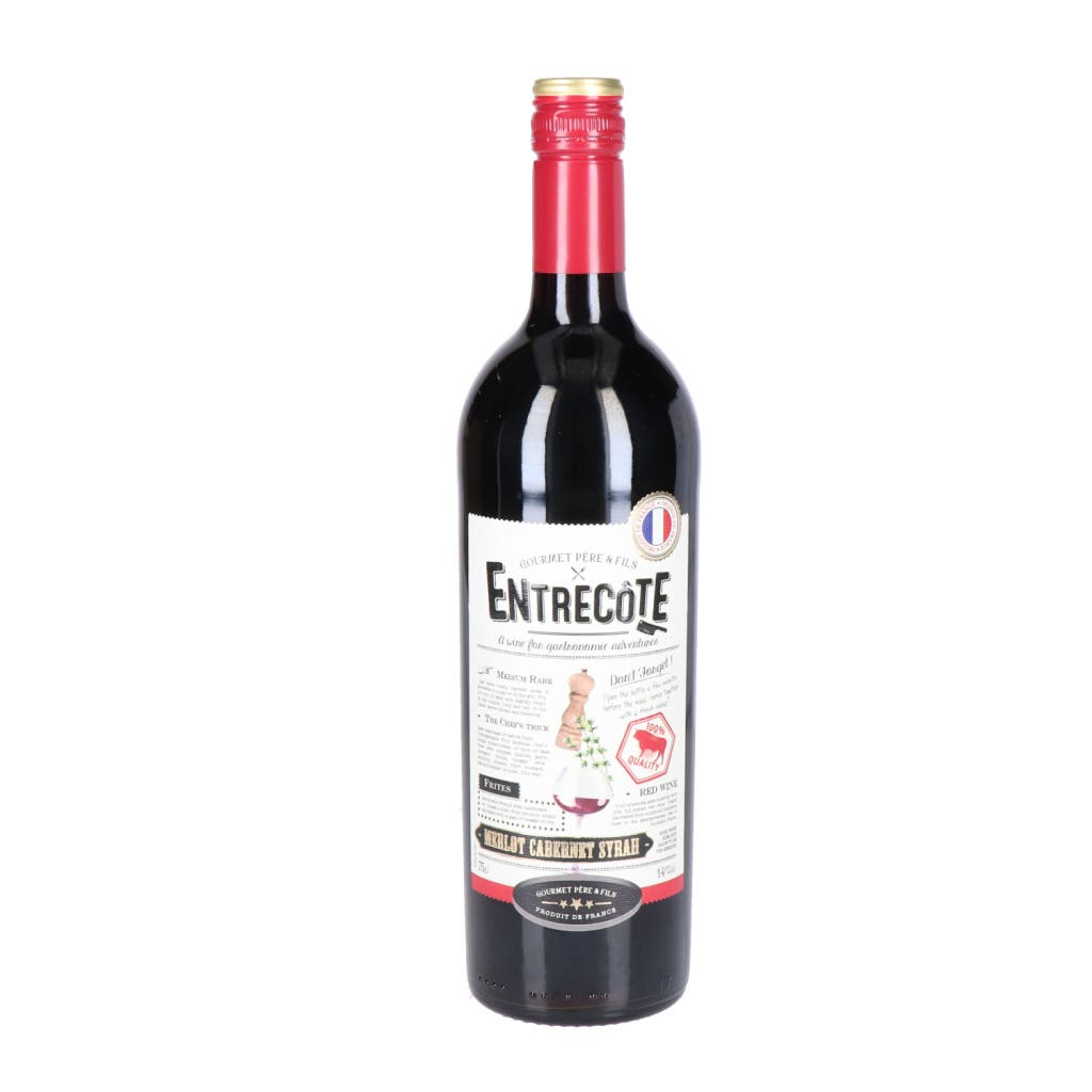 Wine Red France Gourmet Père & Fils Entrecôte Merlot Cabernet Syrah