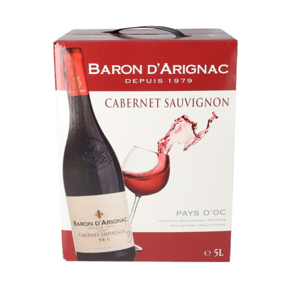 Wine Red France Baron D'Arignac Cabernet Sauvignon Bib