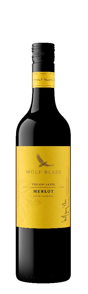 Red Wine Australia Wolf Blass Yellow Label Merlot