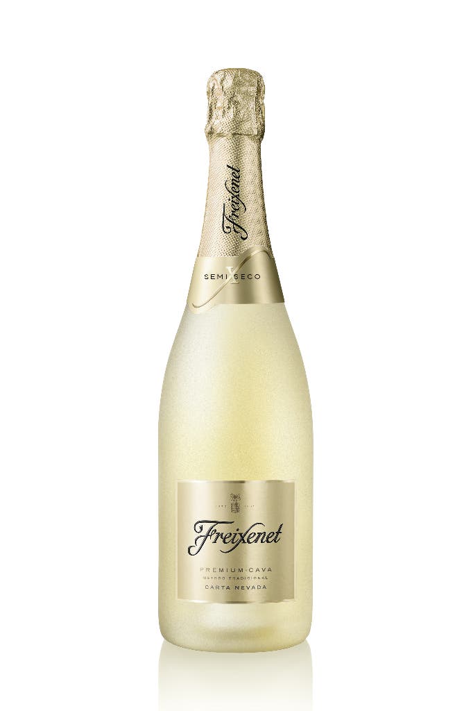 Sparkling Wine Spain Cava Freixenet Carta Nevada Semi-Seco