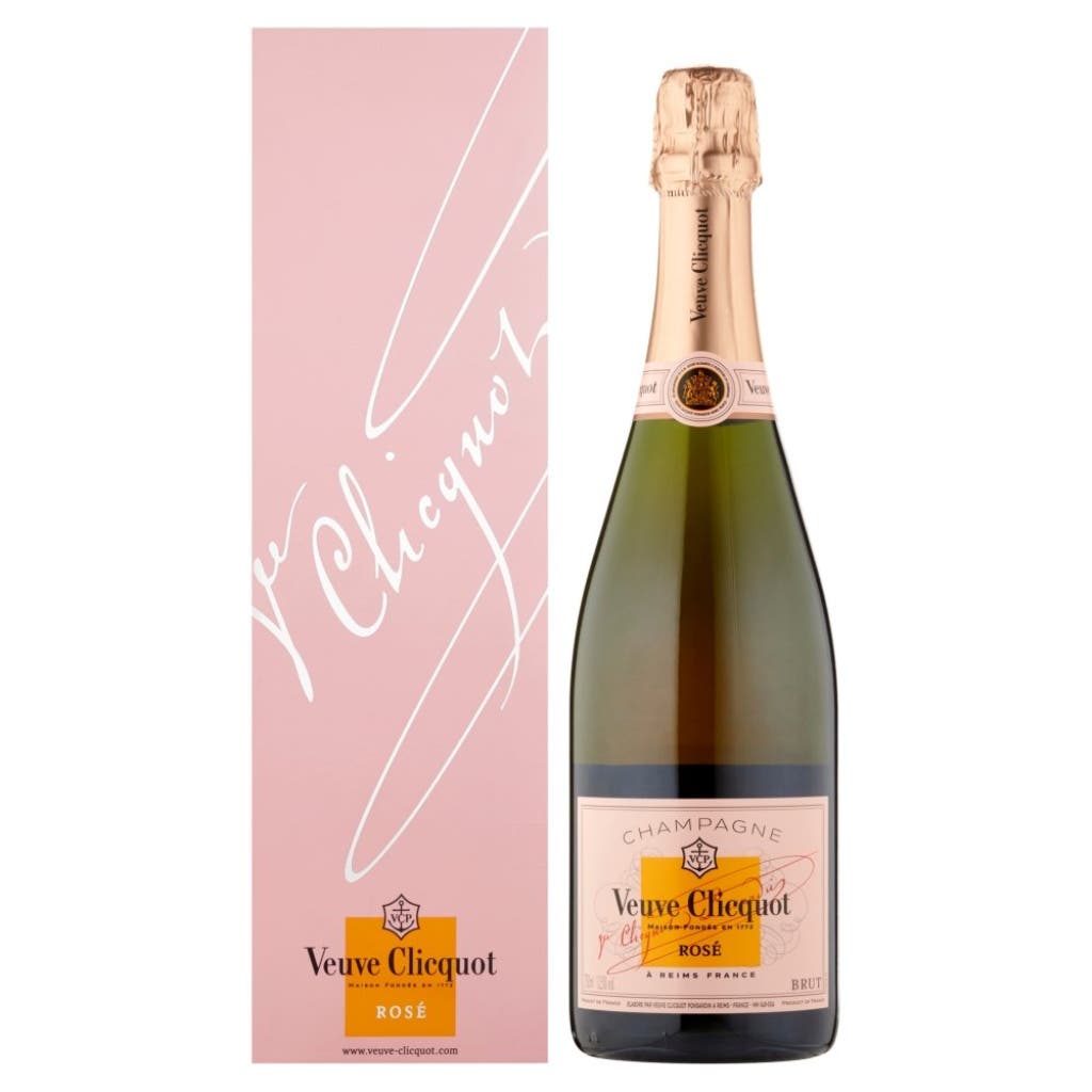Veuve Clicquot Champagne Rose + Giftbox