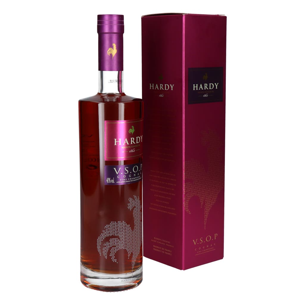 Cognac Hardy V.S.O.P Fine Champagne + Giftbox 1L