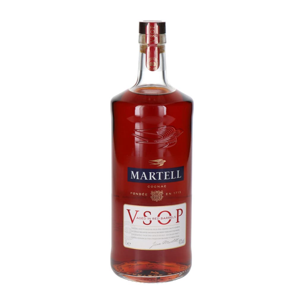 Martell VSOP Cognac Aged in Red Barrels + Giftbox 1L