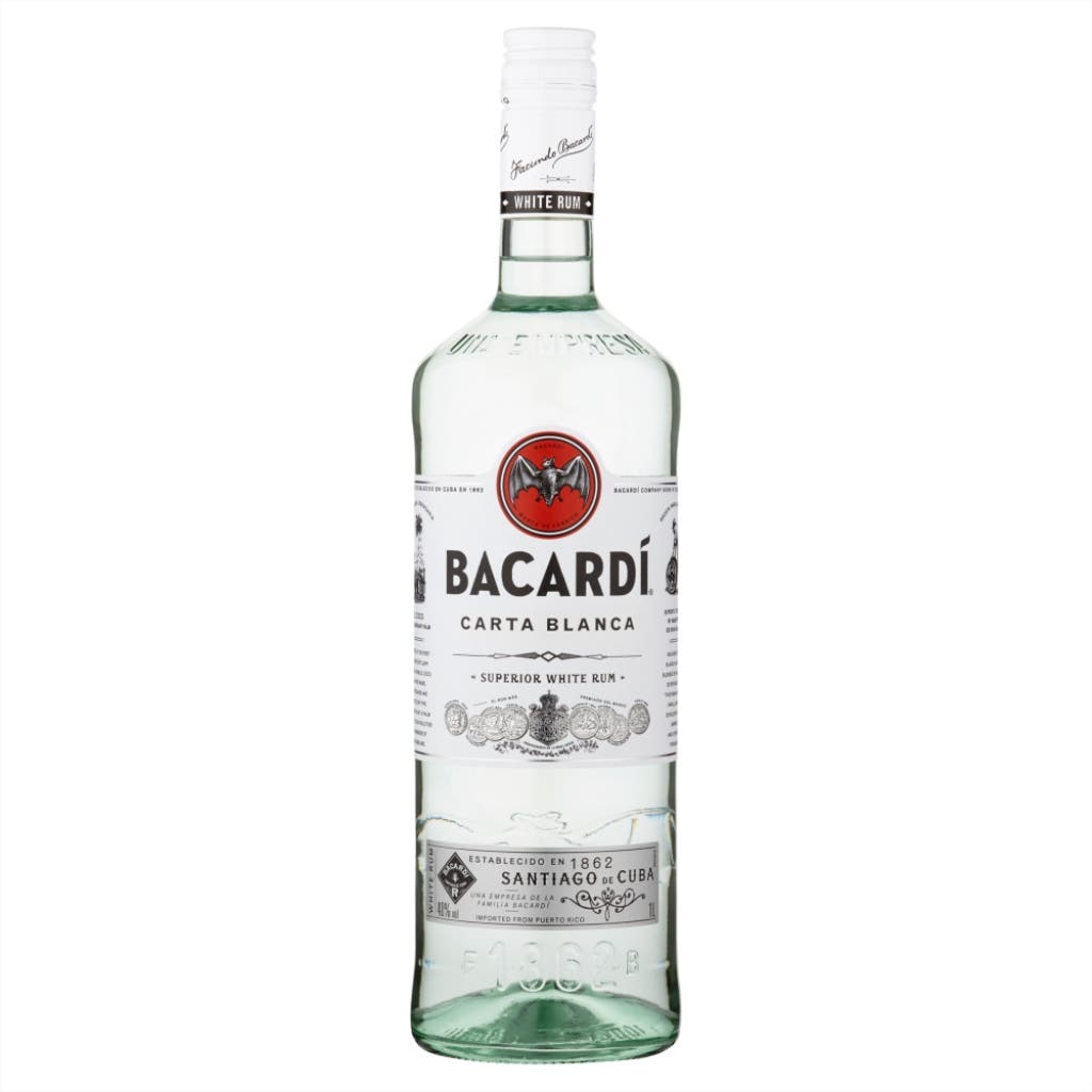 Bacardi Carta Blanca Rum 1L