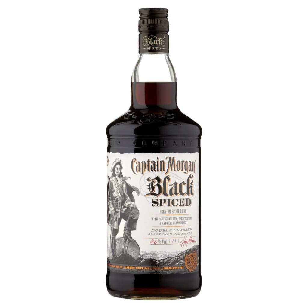 Captain Morgan Rum Black Spiced 1L