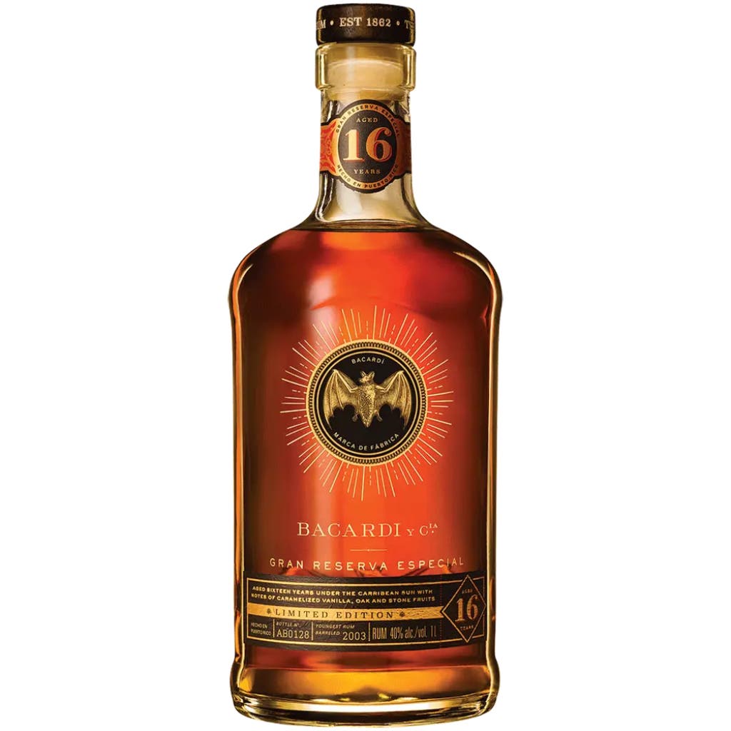 Bacardi Gran Reserva Rum Especial Limited Edition Aged 16 Years 1L