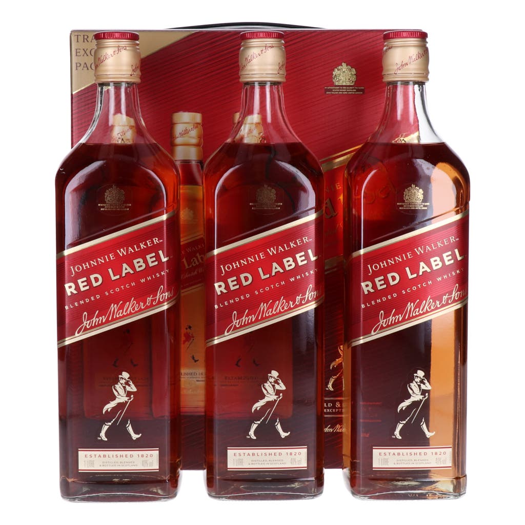 Johnnie Walker Red Label Whisky Travel Exclusive Pack 3L