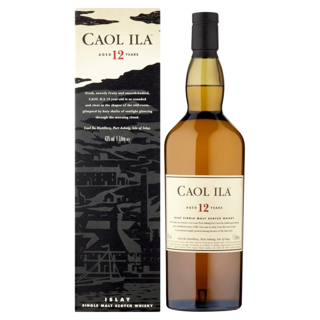 Caol Ila Whisky Aged 12 Years + Giftbox 1L