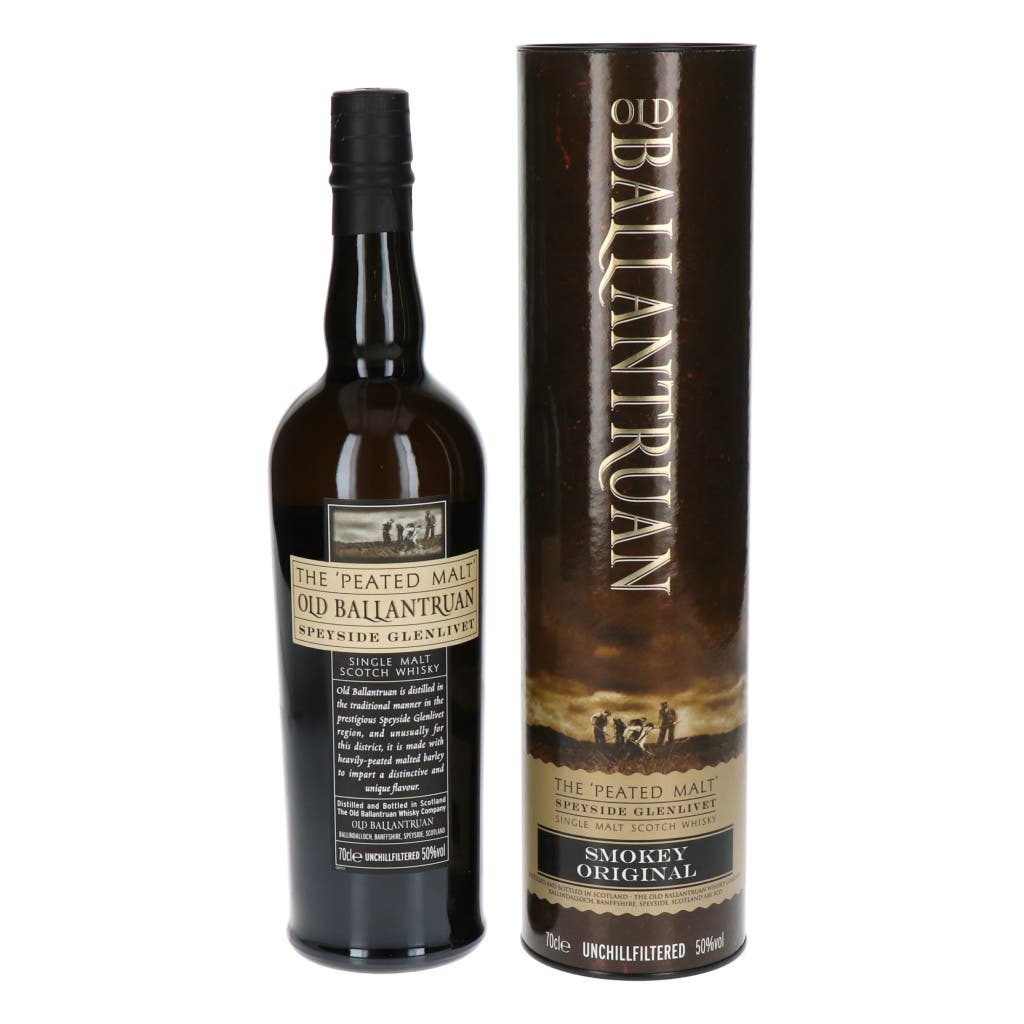 Old Ballantruan Whisky The 'Peated Malt' Speyside Glenlivet in  Tube