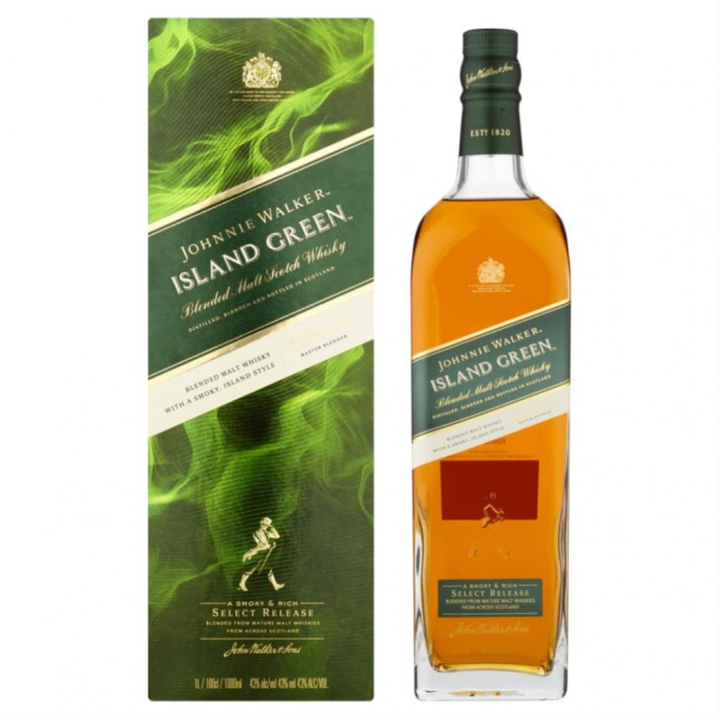 Johnnie Walker Island Green Whisky + Giftbox 1L