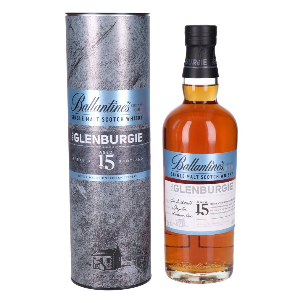 Ballantine's Whisky Glenburgie Aged 15 Years + Giftbox
