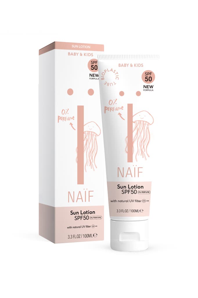 NAIF Baby & Kids 0% Perfume Sun Lotion SPF 50