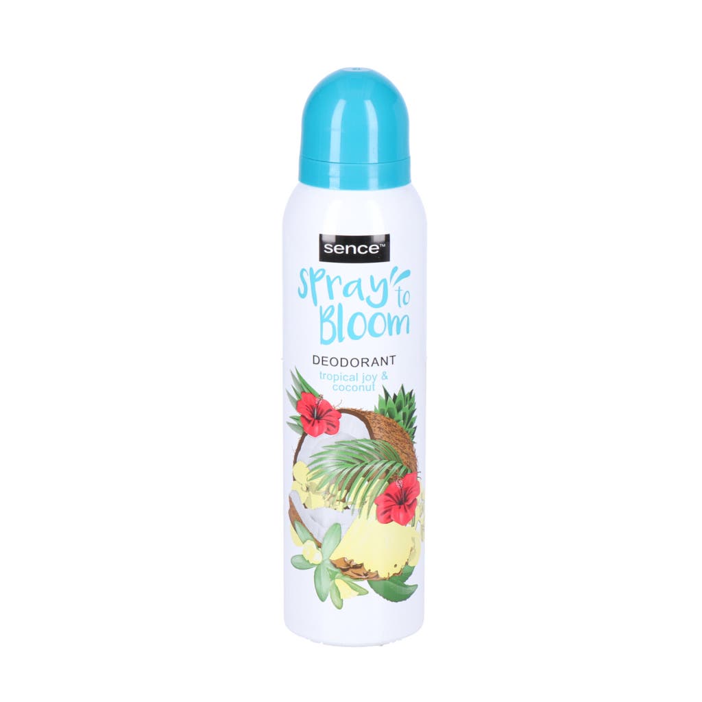 Deodorant Spray Sence Spray to Bloom Tropical Joy & Coconut