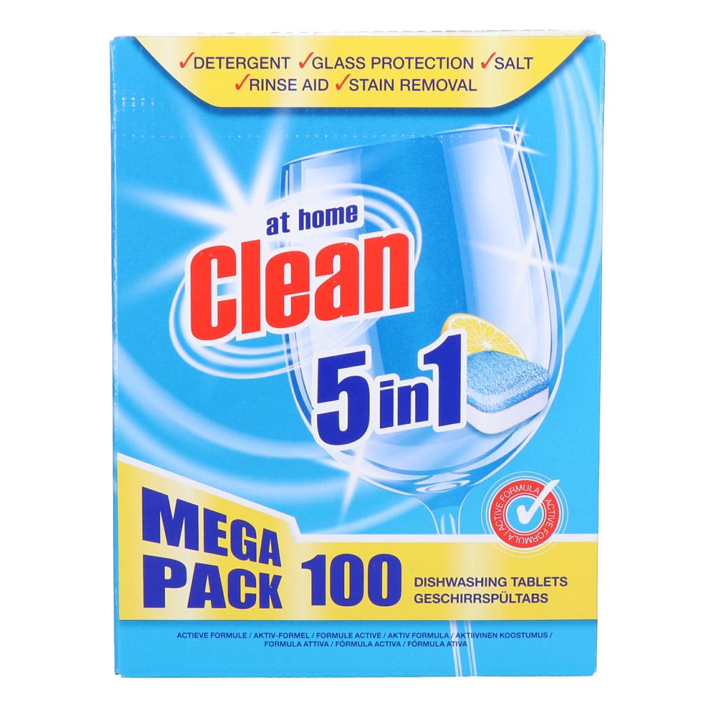 Dish Washing Machine Tablets At Home Clean 5in1